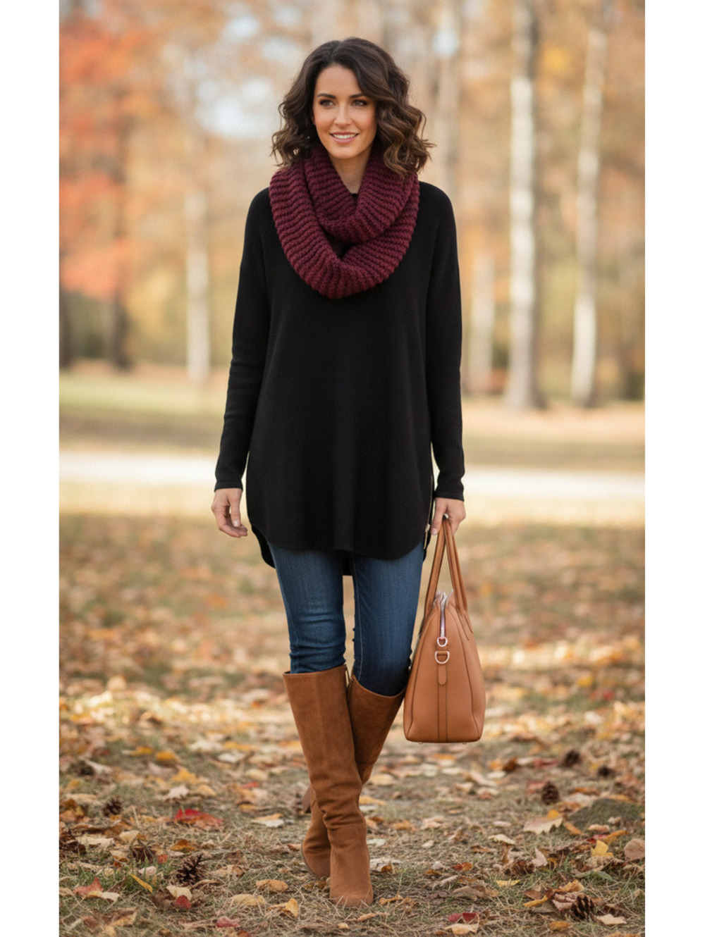 Michael Kors Black Long Sleeve Pullover Sweater with Side Zippers - Size M